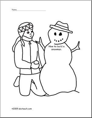 Build a Snowman Writing Prompt