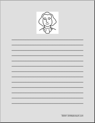 George Washington (primary) Writing Paper