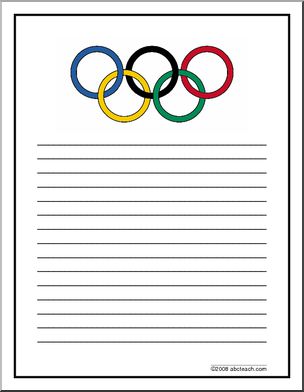 Writing Paper: Olympics (elementary)