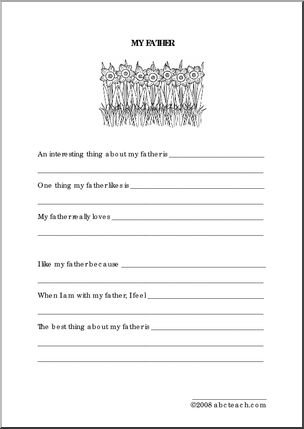 Family – My Father Writing Prompt