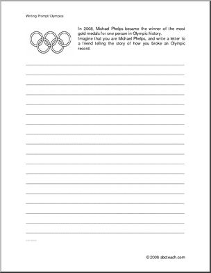 Writing Prompt: Olympics – Imagine Phelps