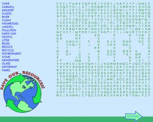 Interactive: Notebook: Word Search–Earth Day