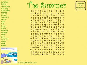 Interactive: Notebook: Word search- Summer 2 (hard)