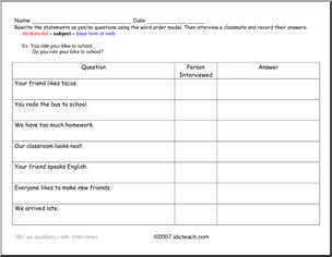 worksheet yes no questions esl abcteach